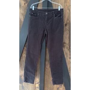 Kut from the Kloth Gray Diana Skinny Corduroy Jeans Size 16 EUC
